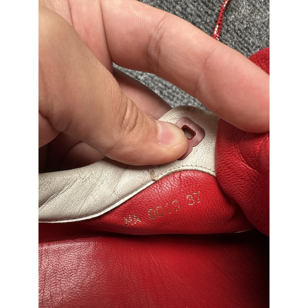 Womens Sneakers Louis Vuitton Red Leather Low Top, Size US 6.5 - Picture 11 of 12